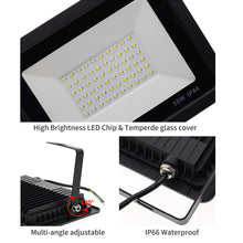 Load image into Gallery viewer, LED Flood Light 10W 20W 30W 50W AC 220V Reflector Spotlight Street Light Wall Lamp IP66 Waterproof Outdoor Garden Lighting
