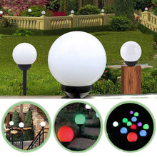 Load image into Gallery viewer, Solar Powered LED Bulb Lamp Energy Light Waterproof Outdoor Garden Light Street Solar Panel Ball Lights Lawn Yard Lamp
