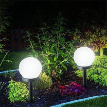 Load image into Gallery viewer, Solar Powered LED Bulb Lamp Energy Light Waterproof Outdoor Garden Light Street Solar Panel Ball Lights Lawn Yard Lamp
