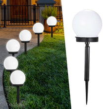 Load image into Gallery viewer, Solar Powered LED Bulb Lamp Energy Light Waterproof Outdoor Garden Light Street Solar Panel Ball Lights Lawn Yard Lamp
