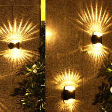 Load image into Gallery viewer, Waterproof LED Solar Lamp Outdoor Wall Garden Ambient Lighting Decoration Up &amp; Down Night Lights Yard Fence Corridor Sunlight

