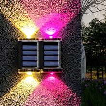 Load image into Gallery viewer, Waterproof LED Solar Lamp Outdoor Wall Garden Ambient Lighting Decoration Up &amp; Down Night Lights Yard Fence Corridor Sunlight
