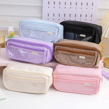 Load image into Gallery viewer, 1Pc Large Capacity Renovate Pencil Case Student Stationery Box College Style Zipper Pencil Bag Desk Organizer School Office Supplies Storage Bag
