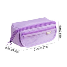 Load image into Gallery viewer, 1Pc Large Capacity Renovate Pencil Case Student Stationery Box College Style Zipper Pencil Bag Desk Organizer School Office Supplies Storage Bag
