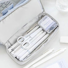 Load image into Gallery viewer, 1Pc Large Capacity Renovate Pencil Case Student Double Layer Stationery Box College Style Zipper Pencil Bag Desk Organizer School Office Supplies Storage Bag
