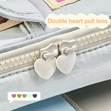 Load image into Gallery viewer, Blue-gray Large-Capacity Pencil Case ins High-Value Simple Student Storage Bag Pencil Bag Box Multifunctional
