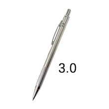 Load image into Gallery viewer, 1Pc Mechanical Pencil 0.3 0.5 0.7 0.9 1.3 2.0mm Full Metal Art Drawing Painting Automatic Pencil with Leads Office School Supply
