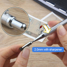 Load image into Gallery viewer, 1Pc Mechanical Pencil 0.3 0.5 0.7 0.9 1.3 2.0mm Full Metal Art Drawing Painting Automatic Pencil with Leads Office School Supply
