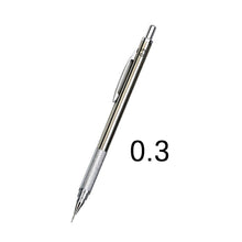 Load image into Gallery viewer, 1Pc Mechanical Pencil 0.3 0.5 0.7 0.9 1.3 2.0mm Full Metal Art Drawing Painting Automatic Pencil with Leads Office School Supply
