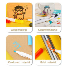 Load image into Gallery viewer, 12/60 Colors Acrylic Marker Rock Painting Kit for Kids Children Stone Paint Pens Set Ceramic Glass Wood DIY Crafts Art Supplies
