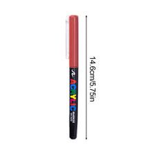 Load image into Gallery viewer, 12 Colors Skin Tone Markers Pens Nylon Soft Head Acrylic Markers Waterproof Pen Soft Brush Nib Skin Color Figure Painting School
