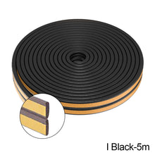 Load image into Gallery viewer, 5M/10M Door Window Seal Strip Self-adhesive Acoustic Foam Sealing Strip Tape Insulation Windproof Rubber Weatherstrip
