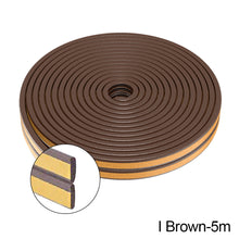 Load image into Gallery viewer, 5M/10M Door Window Seal Strip Self-adhesive Acoustic Foam Sealing Strip Tape Insulation Windproof Rubber Weatherstrip
