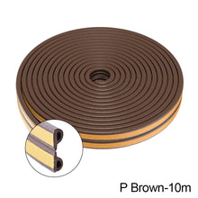 Load image into Gallery viewer, 5M/10M Door Window Seal Strip Self-adhesive Acoustic Foam Sealing Strip Tape Insulation Windproof Rubber Weatherstrip
