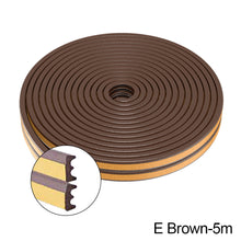 Load image into Gallery viewer, 5M/10M Door Window Seal Strip Self-adhesive Acoustic Foam Sealing Strip Tape Insulation Windproof Rubber Weatherstrip

