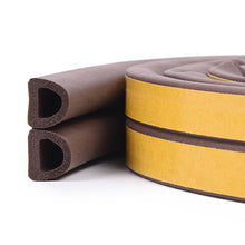 Load image into Gallery viewer, 5M/10M Door Window Seal Strip Self-adhesive Acoustic Foam Sealing Strip Tape Insulation Windproof Rubber Weatherstrip
