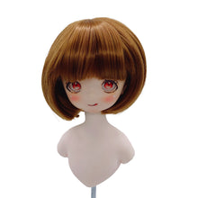Load image into Gallery viewer, 1/3 BJD Dolls 22-23CM Head Circumference Short Hair High Temperature Fiber Soft Silk Doll Wig Multi-color Doll's Accessories
