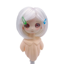 Load image into Gallery viewer, 1/3 BJD Dolls 22-23CM Head Circumference Short Hair High Temperature Fiber Soft Silk Doll Wig Multi-color Doll's Accessories
