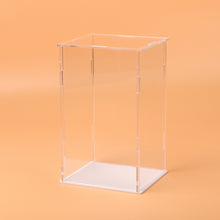 Load image into Gallery viewer, 1Pc Transparent Acrylic Display Case Storage Box 11.4x9.7x18cm for Labubu Plush Dolls/Toys Organizer Protective Container
