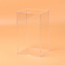 Load image into Gallery viewer, 1Pc Transparent Acrylic Display Case Storage Box 11.4x9.7x18cm for Labubu Plush Dolls/Toys Organizer Protective Container

