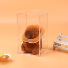 Load image into Gallery viewer, 1Pc Transparent Acrylic Display Case Storage Box 11.4x9.7x18cm for Labubu Plush Dolls/Toys Organizer Protective Container
