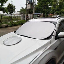 Load image into Gallery viewer, 55" x 31" Car Windshield Sun Shade Cover Visor Protector Foldable Interior Anti UV Sun Windscreen Sunshades Accessories Automobile
