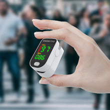 Load image into Gallery viewer, Finger Clip Heart Rate Meter for Measuring Fingertip Blood Oxygen Saturation Monitoring Pulse Black Gemstone Oximeter
