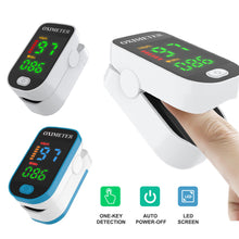 Load image into Gallery viewer, Finger Clip Heart Rate Meter for Measuring Fingertip Blood Oxygen Saturation Monitoring Pulse Black Gemstone Oximeter
