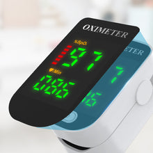 Load image into Gallery viewer, Finger Clip Heart Rate Meter for Measuring Fingertip Blood Oxygen Saturation Monitoring Pulse Black Gemstone Oximeter
