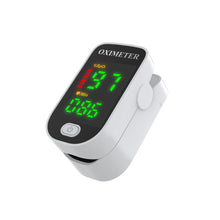 Load image into Gallery viewer, Finger Clip Heart Rate Meter for Measuring Fingertip Blood Oxygen Saturation Monitoring Pulse Black Gemstone Oximeter
