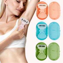 Load image into Gallery viewer, Portable Blade Shaving Razor Women Leg Armpit Hair Trimmer Hair Removal Epilator Reusable with Soap Lubrication Strip
