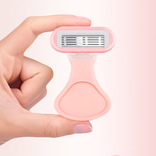 Load image into Gallery viewer, Portable Blade Shaving Razor Women Leg Armpit Hair Trimmer Hair Removal Epilator Reusable with Soap Lubrication Strip
