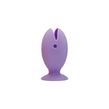 Load image into Gallery viewer, Portable Mini Cute Standing Tooth Brush Cover Travel Toothbrush Stand Head Cover Cute Fish Shape Silicone Suction Cup Toothbrush Shelf
