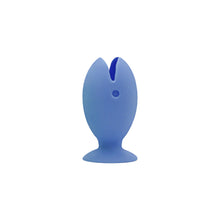 Load image into Gallery viewer, Portable Mini Cute Standing Tooth Brush Cover Travel Toothbrush Stand Head Cover Cute Fish Shape Silicone Suction Cup Toothbrush Shelf
