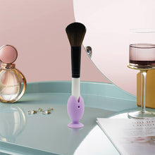 Load image into Gallery viewer, Portable Mini Cute Standing Tooth Brush Cover Travel Toothbrush Stand Head Cover Cute Fish Shape Silicone Suction Cup Toothbrush Shelf
