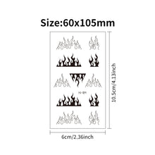 Load image into Gallery viewer, Blue Luminous Finger Element Tattoo Stickers for Valentine's Day Love Couples Music Festival Party Tattoo Stickers
