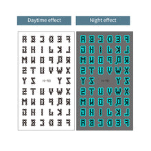 Load image into Gallery viewer, Blue Luminous Finger Element Tattoo Stickers for Valentine's Day Love Couples Music Festival Party Tattoo Stickers
