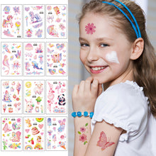 Load image into Gallery viewer, Fantasy Pink Unicorn Panda Rabbit Children's Cartoon Cute Waterproof Tattoo Sticker Cartoon Butterfly Tattoo Stickers
