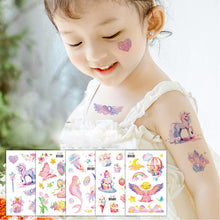 Load image into Gallery viewer, Fantasy Pink Unicorn Panda Rabbit Children's Cartoon Cute Waterproof Tattoo Sticker Cartoon Butterfly Tattoo Stickers
