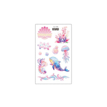 Load image into Gallery viewer, Fantasy Pink Unicorn Panda Rabbit Children's Cartoon Cute Waterproof Tattoo Sticker Cartoon Butterfly Tattoo Stickers
