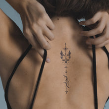Load image into Gallery viewer, Herbal Tattoo Stickers Plant Permanent Waterproof Butterfly Tattoo Sticker Juice Cross Wholesale Juice Tattoo Stickers
