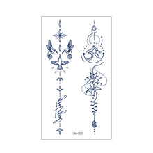 Load image into Gallery viewer, Herbal Tattoo Stickers Plant Permanent Waterproof Butterfly Tattoo Sticker Juice Cross Wholesale Juice Tattoo Stickers
