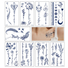 Load image into Gallery viewer, Herbal Tattoo Stickers Plant Permanent Waterproof Butterfly Tattoo Sticker Juice Cross Wholesale Juice Tattoo Stickers
