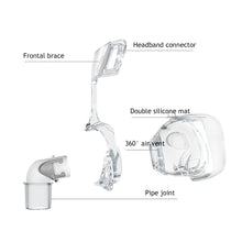 Load image into Gallery viewer, Adjustable Household CPAP Mask Full Face Respirator FX CPAP Mask for Medical Ventilator Sleeping Apnea Breathing Machine
