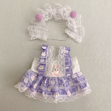 Load image into Gallery viewer, 20CM Cotton Doll Rompers Cartoon Plush Doll Replacement Outfit Playing House Accessories Mini Clothes
