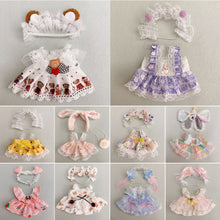Load image into Gallery viewer, 20CM Cotton Doll Rompers Cartoon Plush Doll Replacement Outfit Playing House Accessories Mini Clothes
