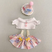 Load image into Gallery viewer, 20CM Cotton Doll Rompers Cartoon Plush Doll Replacement Outfit Playing House Accessories Mini Clothes

