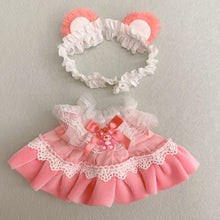 Load image into Gallery viewer, 20CM Cotton Doll Rompers Cartoon Plush Doll Replacement Outfit Playing House Accessories Mini Clothes
