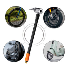 Load image into Gallery viewer, Car Tire Air Inflator Hose Inflatable Tube Hose Inflator Tube Locking Air Chuck Connection Quick Inflation Chuck for Bike Motocycle
