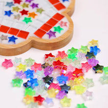 Load image into Gallery viewer, 100pcs 8mm AB Color Heart Star Acrylic Bead Transparent Loose Spacer Bead For Jewelry Making DIY Handmade Bracelet Accessories
